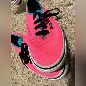 Hot pink vans with lots of life left in them, worn only a handful of times. 7.5